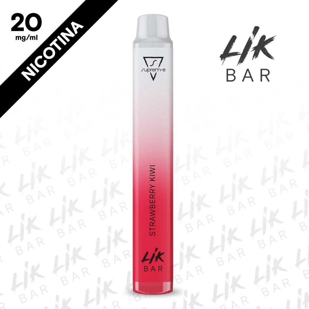 Strawberry Kiwi Sigaretta Elettronica Usa e Getta LIK BAR - Nicotina 20 by Suprem-e Strawberry Kiwi Sigaretta Elettronica Usa e Getta LIK BAR - Nicotina 20 by Suprem-e