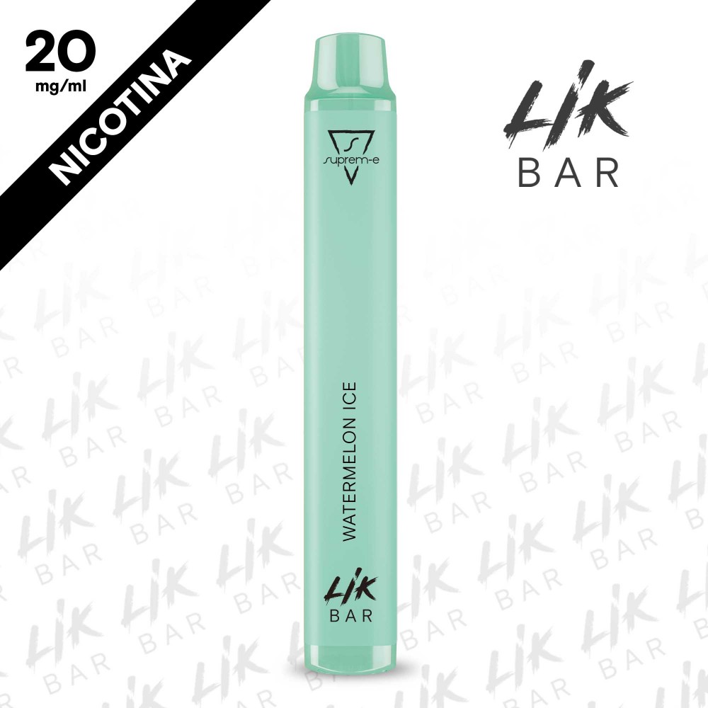 Watermelon Ice Sigaretta Elettronica Usa e Getta LIK BAR - Nicotina 20 by Suprem-e Watermelon Ice Sigaretta Elettronica Usa e Getta LIK BAR - Nicotina 20 by Suprem-e