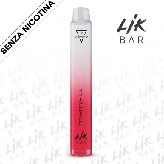 Strawberry Kiwi Sigaretta Elettronica Usa e Getta LIK BAR - Senza Nicotina by Suprem-e