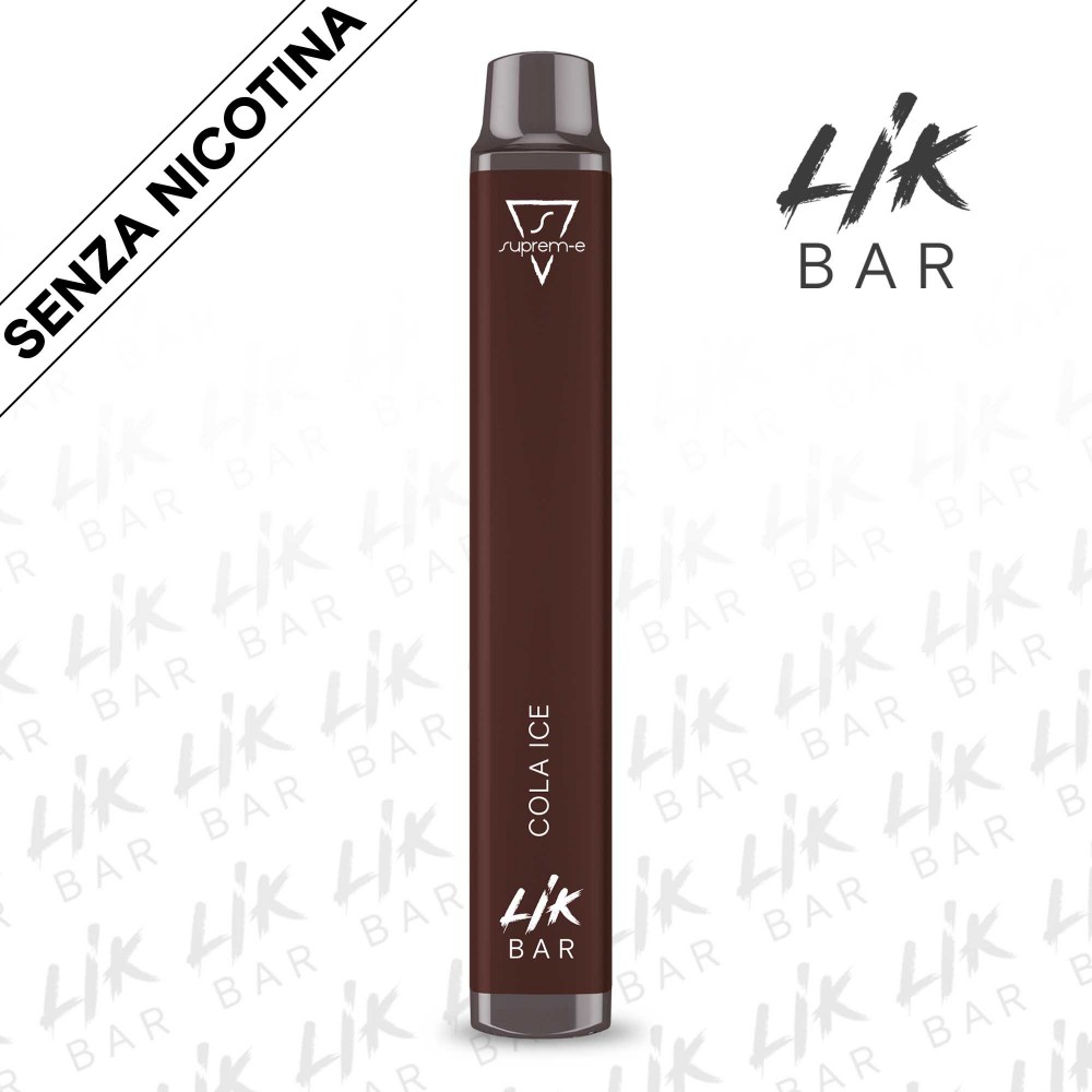 Cola Ice Sigaretta Elettronica Usa e Getta LIK BAR - Senza Nicotina by Suprem-e Cola Ice Sigaretta Elettronica Usa e Getta LIK BAR - Senza Nicotina by Suprem-e