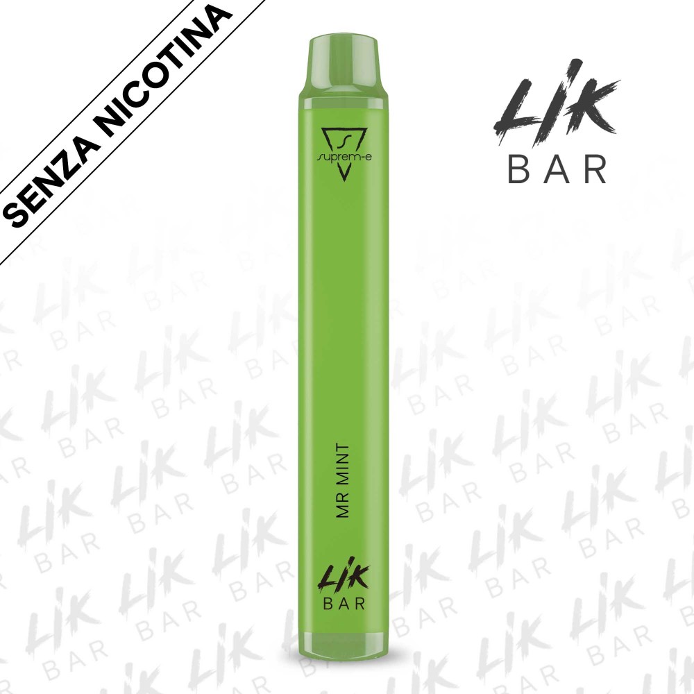 Mr Mint Sigaretta Elettronica Usa e Getta Senza Nicotina LIK BAR by Suprem-e Mr Mint Sigaretta Elettronica Usa e Getta Senza Nicotina LIK BAR by Suprem-e