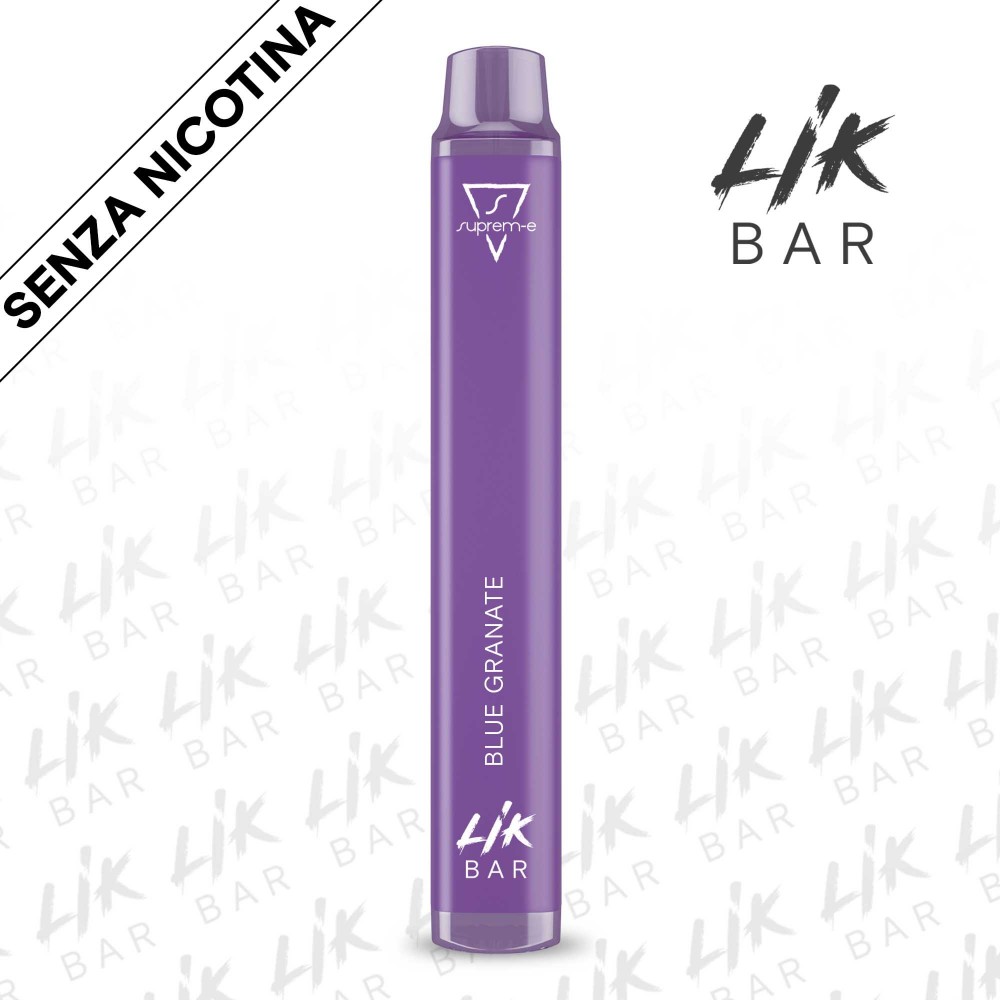 Blue Granate Sigaretta Elettronica Usa e Getta LIK BAR - Senza Nicotina by Suprem-e Blue Granate Sigaretta Elettronica Usa e Getta LIK BAR - Senza Nicotina by Suprem-e