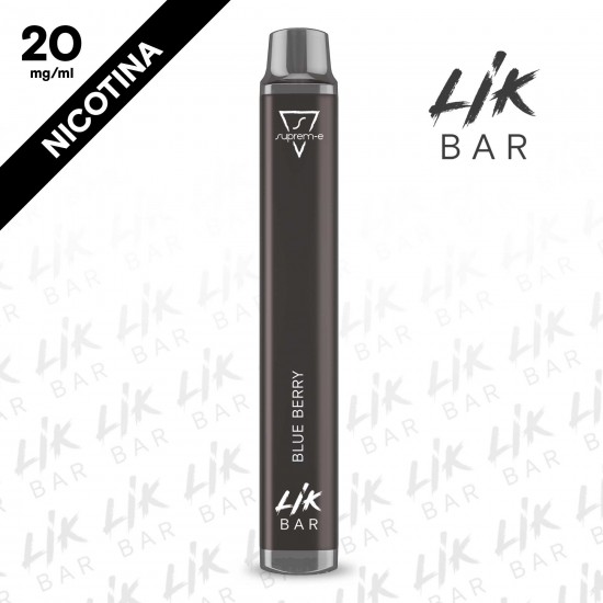 Blue Berry Sigaretta Elettronica Usa e Getta LIK BAR - Nicotina 20 by Suprem-e
