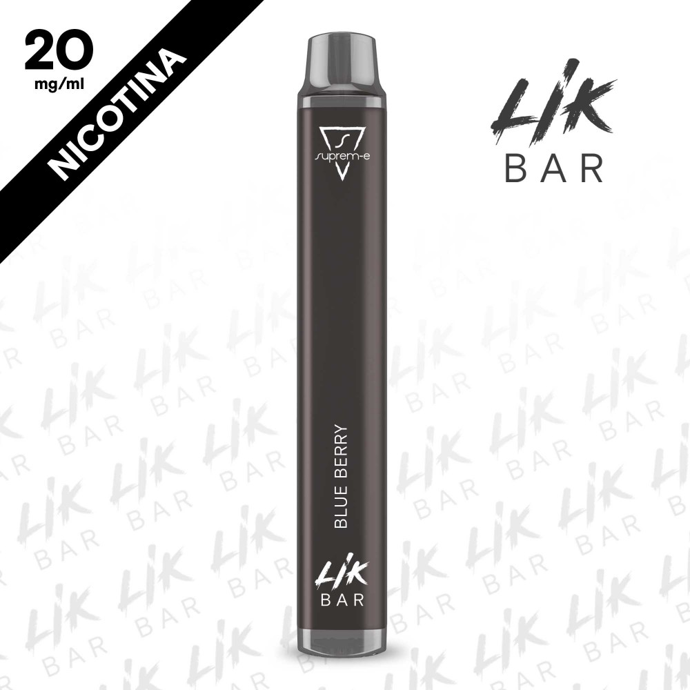 Blue Berry Sigaretta Elettronica Usa e Getta LIK BAR - Nicotina 20 by Suprem-e Blue Berry Sigaretta Elettronica Usa e Getta LIK BAR - Nicotina 20 by Suprem-e
