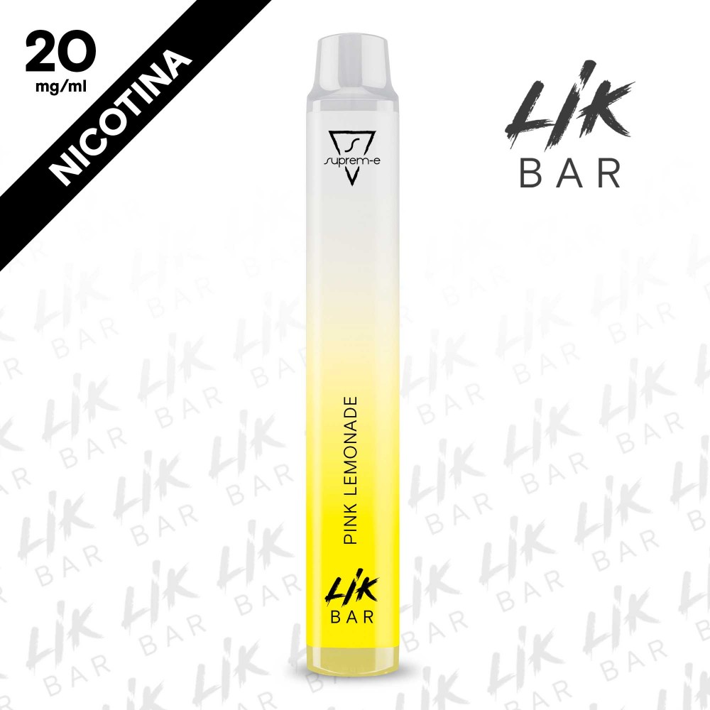 Pink Lemonade Sigaretta Elettronica Usa e Getta LIK BAR - Nicotina 20 by Suprem-e Pink Lemonade Sigaretta Elettronica Usa e Getta LIK BAR - Nicotina 20 by Suprem-e
