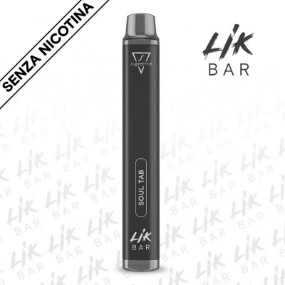 Soul Tab Sigaretta Usa e Getta Tabacco LIK BAR - Senza Nicotina 600 Puff by Suprem-E