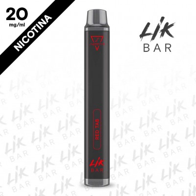 Red Tab Sigaretta Usa e Getta Tabacco LIK BAR - Nicotina 20 600 Puff by Suprem-e