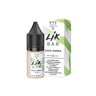 Liquido Sigaretta Elettronica LIK BAR COCO JUNGLE 10ml Nicotina Nic 0