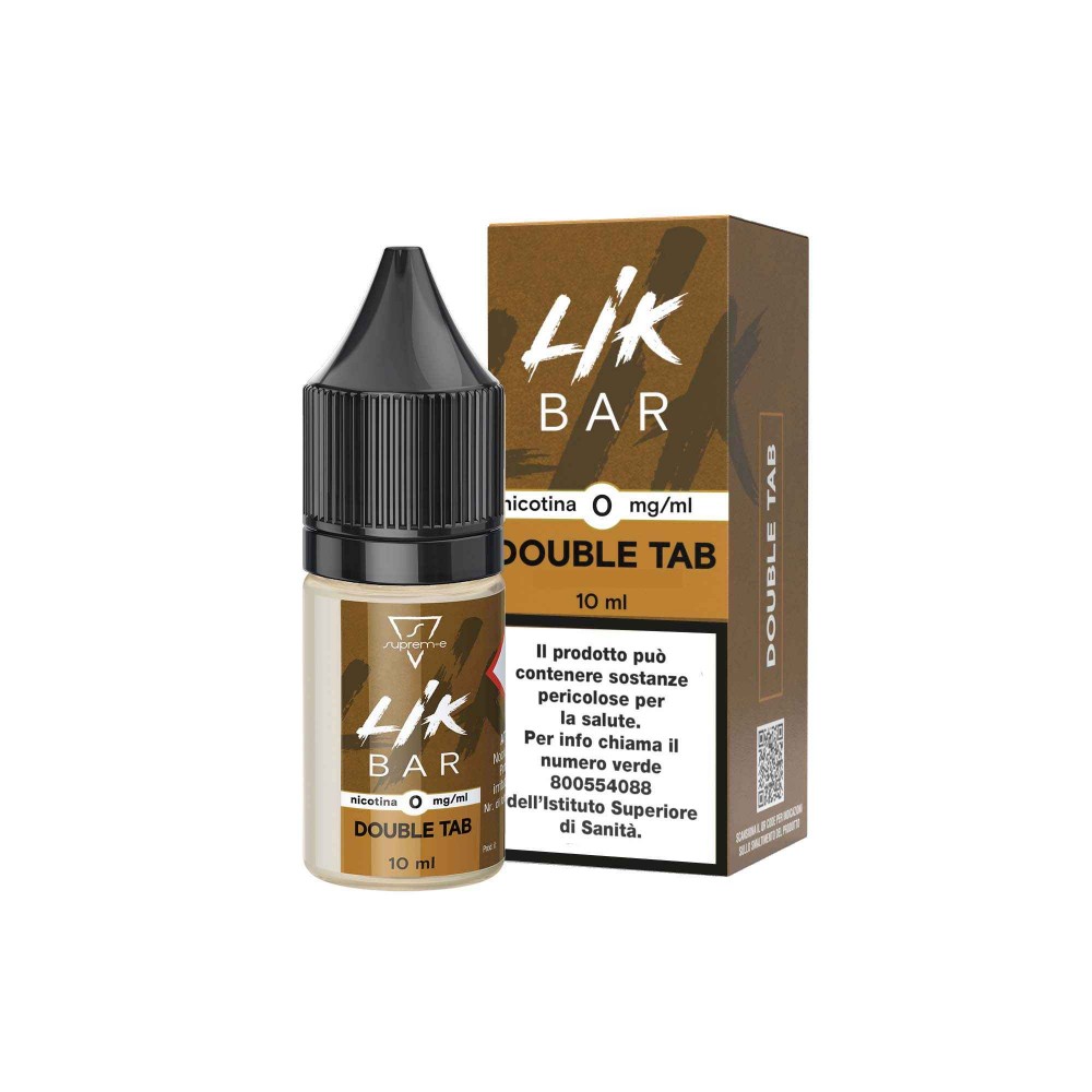 LIK BAR TABACCO - DOUBLE TAB 10ml by Suprem-e Liquido per Sigaretta Elettronica