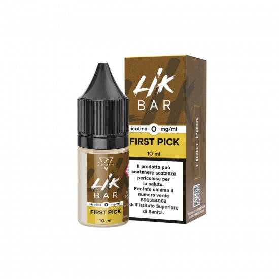 LIK BAR TABACCO - FIRST PICK 10ml by Suprem-e Liquido per Sigaretta Elettronica