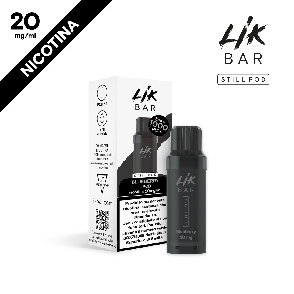 LIK BAR STILL POD - BLUEBERRY - NICOTINA 20