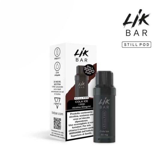 LIK BAR STILL POD - COLA ICE - Senza Nicotina