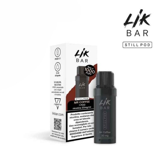 LIK BAR STILL POD - MR COFFEE - Senza Nicotina