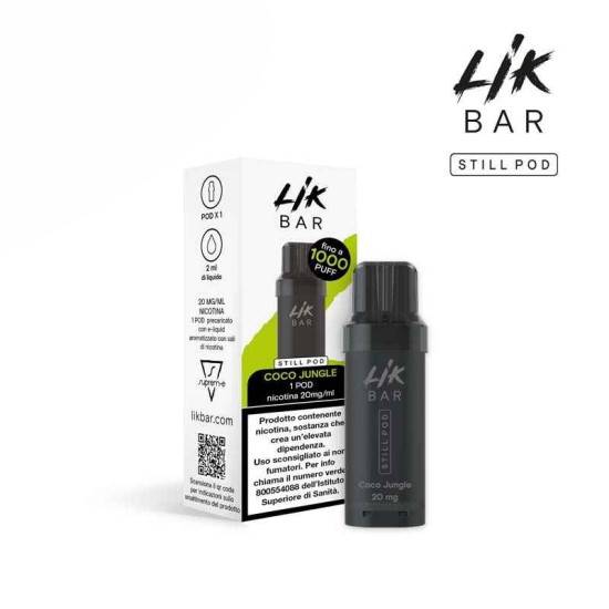 LIK BAR STILL POD - COCO JUNGLE - Senza Nicotina