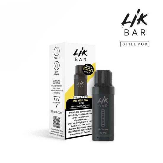 LIK BAR STILL POD - MR YELLOW - Senza Nicotina