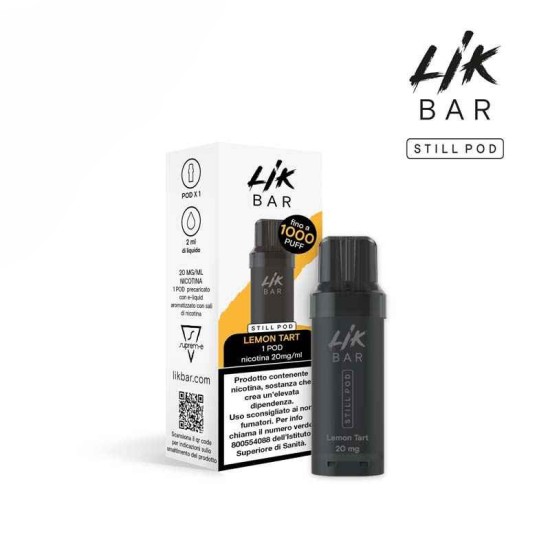 LIK BAR STILL POD - LEMON TART - Senza Nicotina