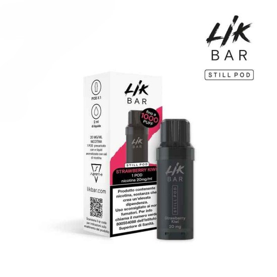 LIK BAR STILL POD - STRAWBERRY KIWI - Senza Nicotina