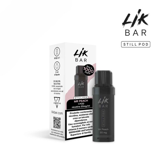 LIK BAR STILL POD - MR PEACH - Senza Nicotina