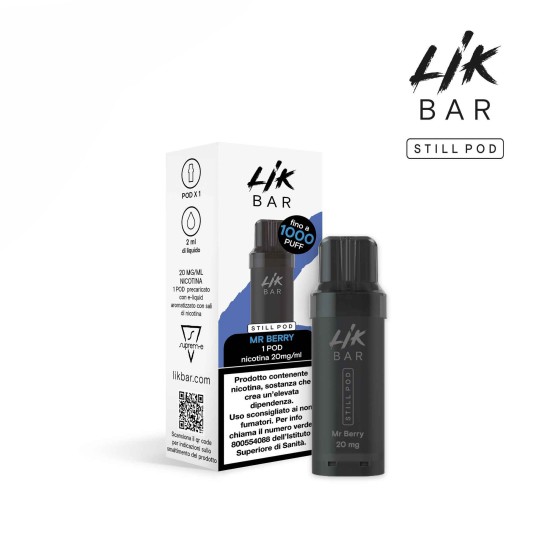 LIK BAR STILL POD – MR BERRY - Senza Nicotina