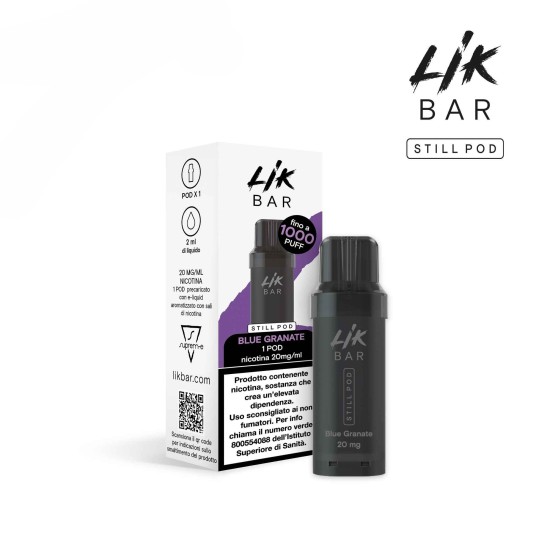 LIK BAR STILL POD - BLUE GRANATE - Senza Nicotina