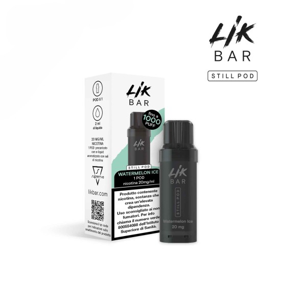 LIK BAR STILL POD - WATERMELON ICE - Senza Nicotina