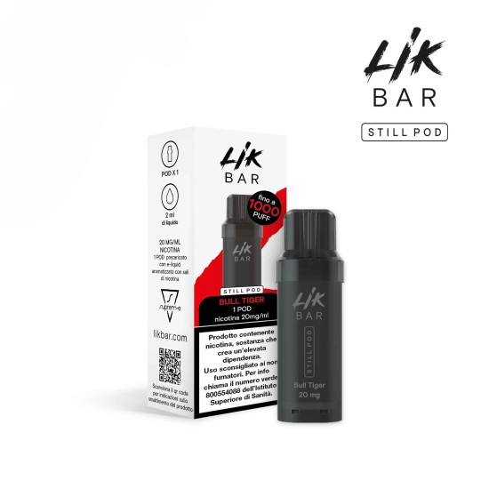 LIK BAR STILL POD - BULL TIGER - Senza Nicotina