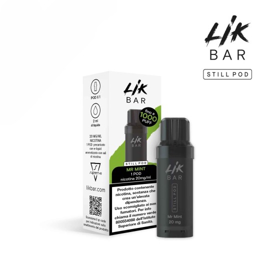 LIK BAR STILL POD - MR MINT - Senza Nicotina