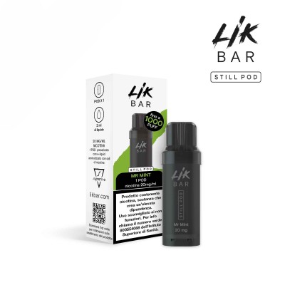 LIK BAR STILL POD - MR MINT - Senza Nicotina