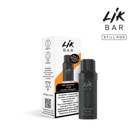 LIK BAR STILL POD - MR MANGO - Senza Nicotina