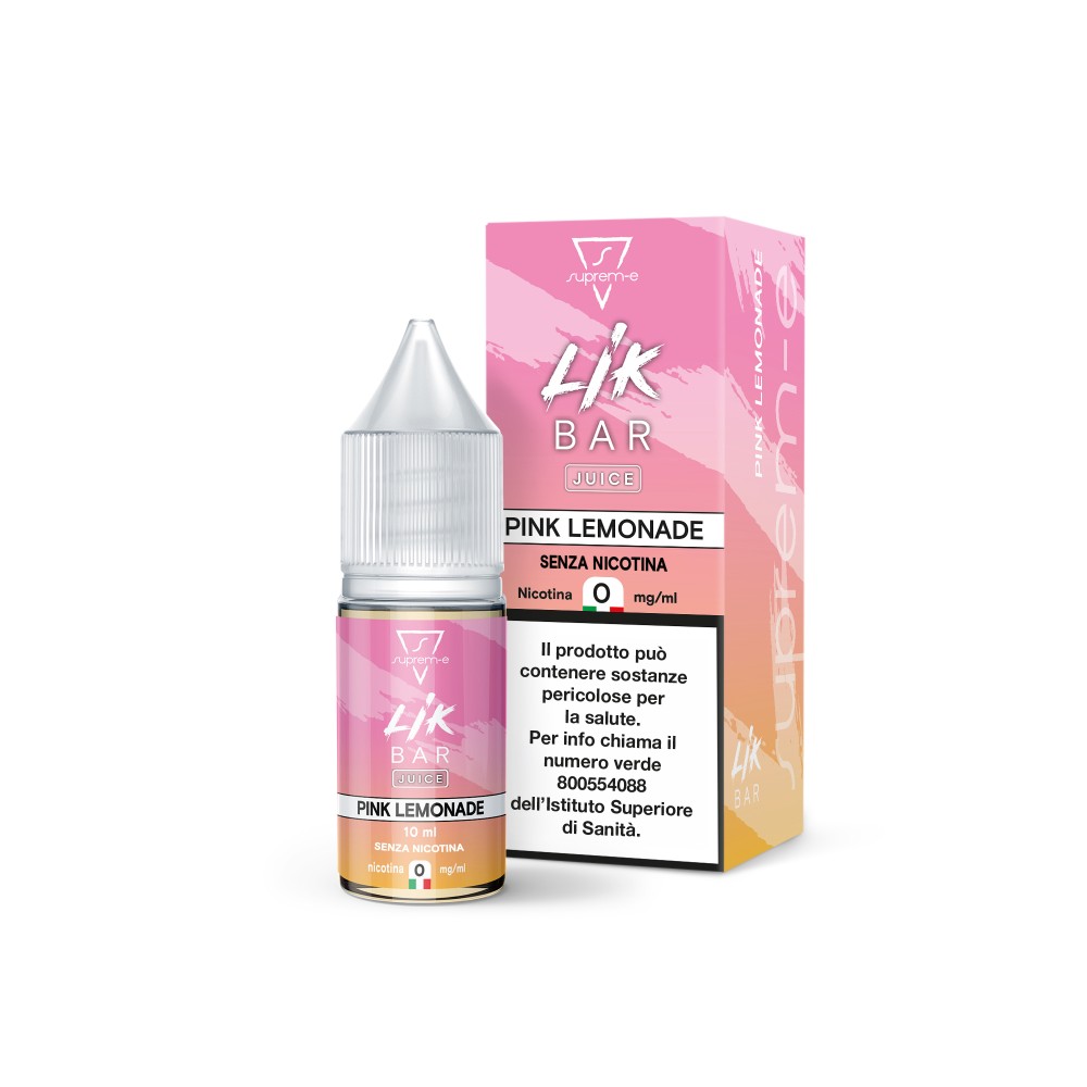 LIK BAR JUICE - PINK LEMONADE 10ml Liquido per Sigaretta Elettronica by Suprem-e