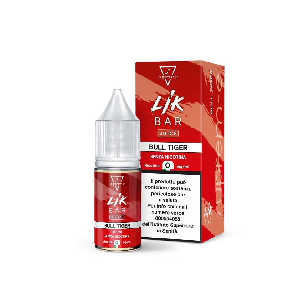LIK BAR JUICE - BULL TIGER 10ml Liquido per Sigaretta Elettronica by Suprem-e
