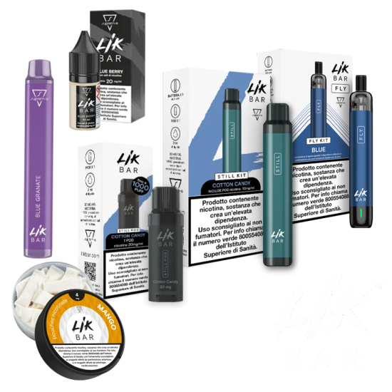 Sigarette Elettroniche Lik Bar, Liquidi, Snus, by Suprem-e
