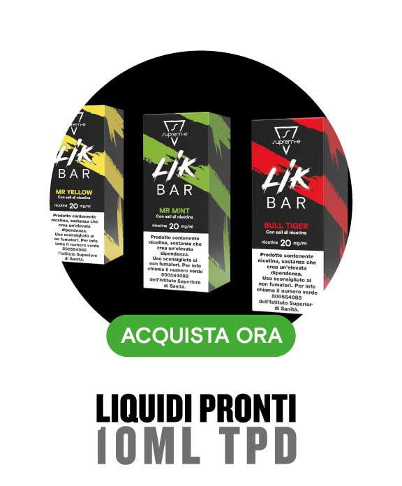 LIK BATR FLAVOR LIQUIDI PRIONTI 10 ML